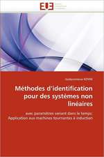 Méthodes d'identification pour des systèmes non linéaires