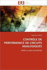 Controle de Performance de Circuits Analogiques