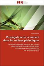 Propagation de la lumière dans les milieux périodiques