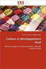 Culture et développement local