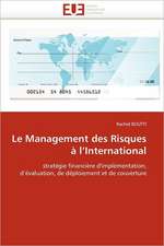 Le Management des Risques à l''International