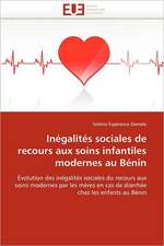 Inégalités sociales de recours aux soins infantiles modernes au Bénin