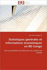 Statistiques générales et informations économiques en RD Congo