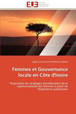 Femmes Et Gouvernance Locale En Cote D'Ivoire