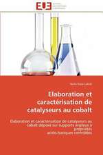 Elaboration Et Caracterisation de Catalyseurs Au Cobalt