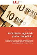 Sacadmin - Logiciel de Gestion Budgetaire