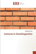 Lectures in Sociolinguistics