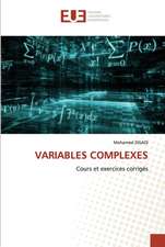 VARIABLES COMPLEXES