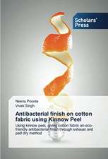 Antibacterial finish on cotton fabric using Kinnow Peel