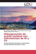 Hidrogenación de aceite residual con hidrotalcitas de Ni y Co