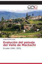 Evolución del paisaje del Valle de Machachi