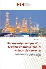 Réponse dynamique d¿un système chimique par les réseaux de neurones