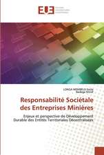 Responsabilité Sociétale des Entreprises Minières