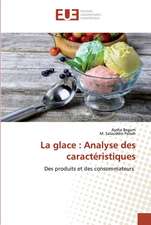 La glace : Analyse des caractéristiques