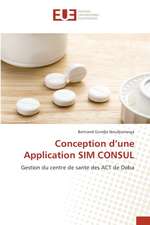 Conception d¿une Application SIM CONSUL