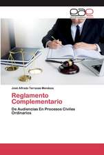 Reglamento Complementario