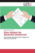 Plan Global de Derecho Comercial