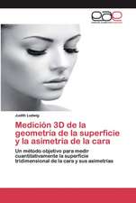 Medición 3D de la geometría de la superficie y la asimetría de la cara