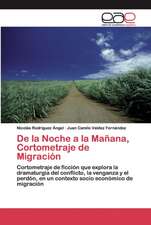 De la Noche a la Mañana, Cortometraje de Migración