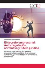 El secreto empresarial: Autorregulación normativa y tutela jurídica