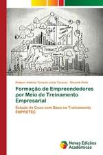 Formação de Empreendedores por Meio de Treinamento Empresarial