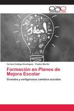 Formación en Planes de Mejora Escolar