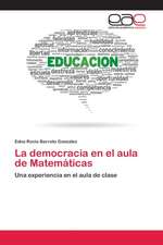 La democracia en el aula de Matemáticas