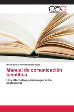 Manual de comunicación científica