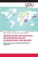 Optimización del proceso de interpolación de ondulaciones del geoide