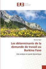 Les déterminants de la demande de travail au Burkina Faso