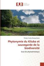 Phytonymie du Kiluba et sauvegarde de la biodiversité