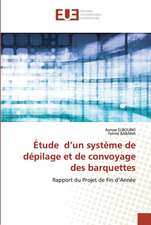 Étude d¿un système de dépilage et de convoyage des barquettes