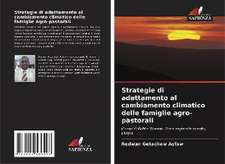 Strategie di adattamento al cambiamento climatico delle famiglie agro-pastorali