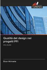 Qualità del design nei progetti PFI