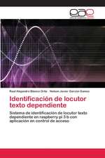 Identificación de locutor texto dependiente