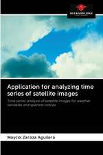 Application for analyzing time series of satellite images