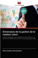 Dimensions de la gestion de la relation client