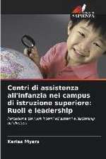 Centri di assistenza all'infanzia nei campus di istruzione superiore: Ruoli e leadership