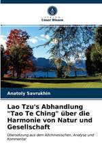 Lao Tzu's Abhandlung 