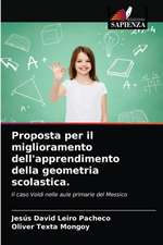 Proposta per il miglioramento dell'apprendimento della geometria scolastica.