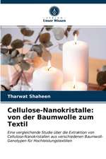 Cellulose-Nanokristalle: von der Baumwolle zum Textil