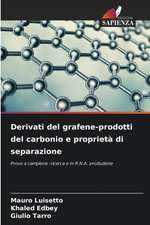 Derivati ¿¿del grafene-prodotti del carbonio e proprietà di separazione