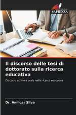 Il discorso delle tesi di dottorato sulla ricerca educativa