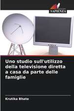 Uno studio sull'utilizzo della televisione diretta a casa da parte delle famiglie