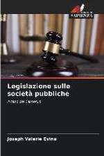 Legislazione sulle società pubbliche