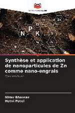 Synthèse et application de nanoparticules de Zn comme nano-engrais