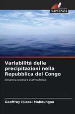 Variabilità delle precipitazioni nella Repubblica del Congo