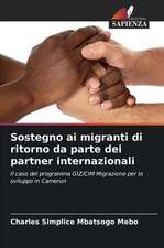 Sostegno ai migranti di ritorno da parte dei partner internazionali