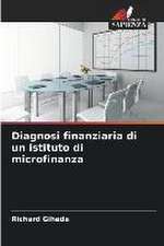 Diagnosi finanziaria di un istituto di microfinanza