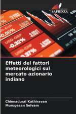 Effetti dei fattori meteorologici sul mercato azionario indiano